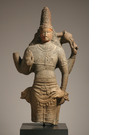 Gott Vishnu mit Muschelhorn
